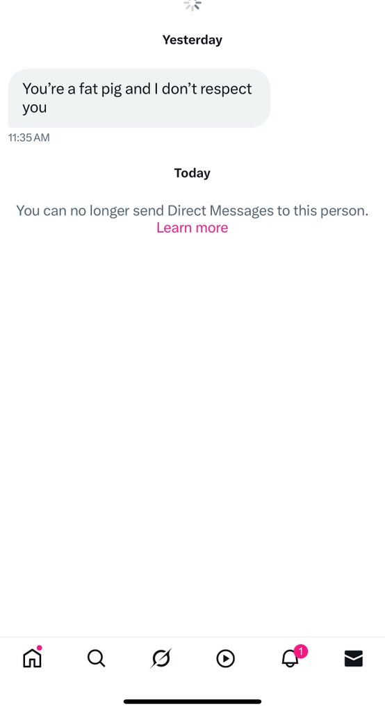 I’m sorry you feel that way