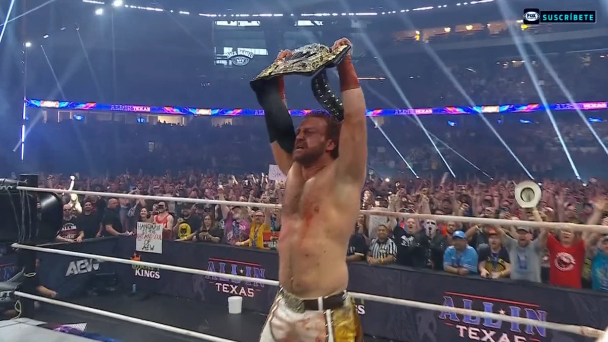 user382415's tweet image. Redemption complete. 5-star match, one of the best main events in history, Adam Page Is The Best Wrestler Of 2025. The cowboy's journey is the most epic and beautiful path of redemption in history. Thank you @AEW @TonyKhan And to all the fighters for this beautiful #AEWAllIn