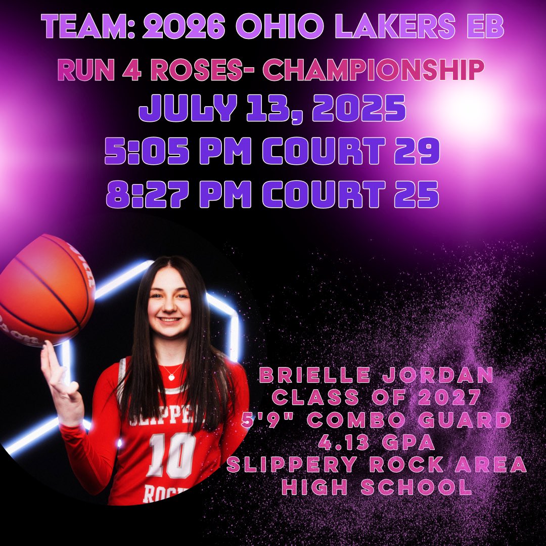It’s time for the Run 4 Roses Championship Tournament! You can find me on Sunday July 13th with <a href="/ohiolakers/">Ohio Lakers</a> 2026 Ohio Lakers EB! Check it out ⬇️<a href="/TFNsRun4Roses/">TFN's Run 4 Roses</a> #Run4Roses #Run4RosesChampionship