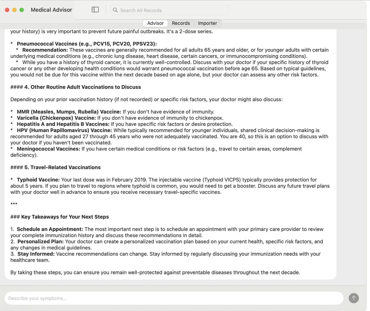 kchonyc's tweet image. EPIC never sent me any offer, not to mention a zuck-level one, and thus, out of spite, i've tried to build a Mac native app of my personal medical advisor.
still waiting for a call with a zuck-level offer from EPIC 🤑
p.s. swift coding with gemini sucks ... please get to…