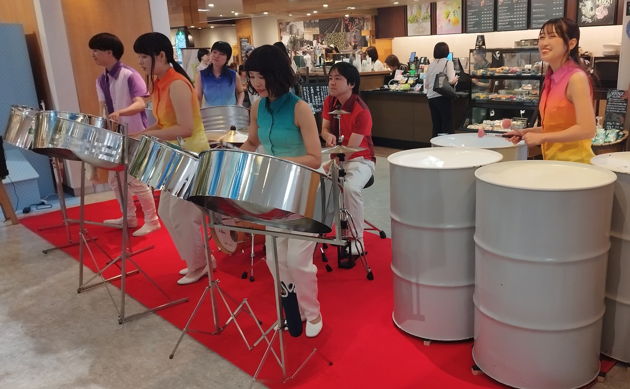 【希少品】トリニダード・トバゴ製 スティールパン テナー ハンドメイド 打楽器 希少品】トリニダード・トバゴ製 スティールパン テナー