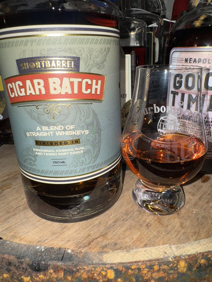 BourbonScript™️ (@bourbonscript) on Twitter photo Another fresh crack. This cigar batch from <a href="/ShortBBourbon/">Shortbarrel Bourbon</a> is freakin’ outstanding. It drinks every bit of the 115 proof. Nice heat throughout and deeply complex. Tons of oak and leather, candied cherries, molasses, etc. The finish doesn’t seem to end it’s SO long. Another fresh crack. This cigar batch from <a href="/ShortBBourbon/">Shortbarrel Bourbon</a> is freakin’ outstanding. It drinks every bit of the 115 proof. Nice heat throughout and deeply complex. Tons of oak and leather, candied cherries, molasses, etc. The finish doesn’t seem to end it’s SO long.