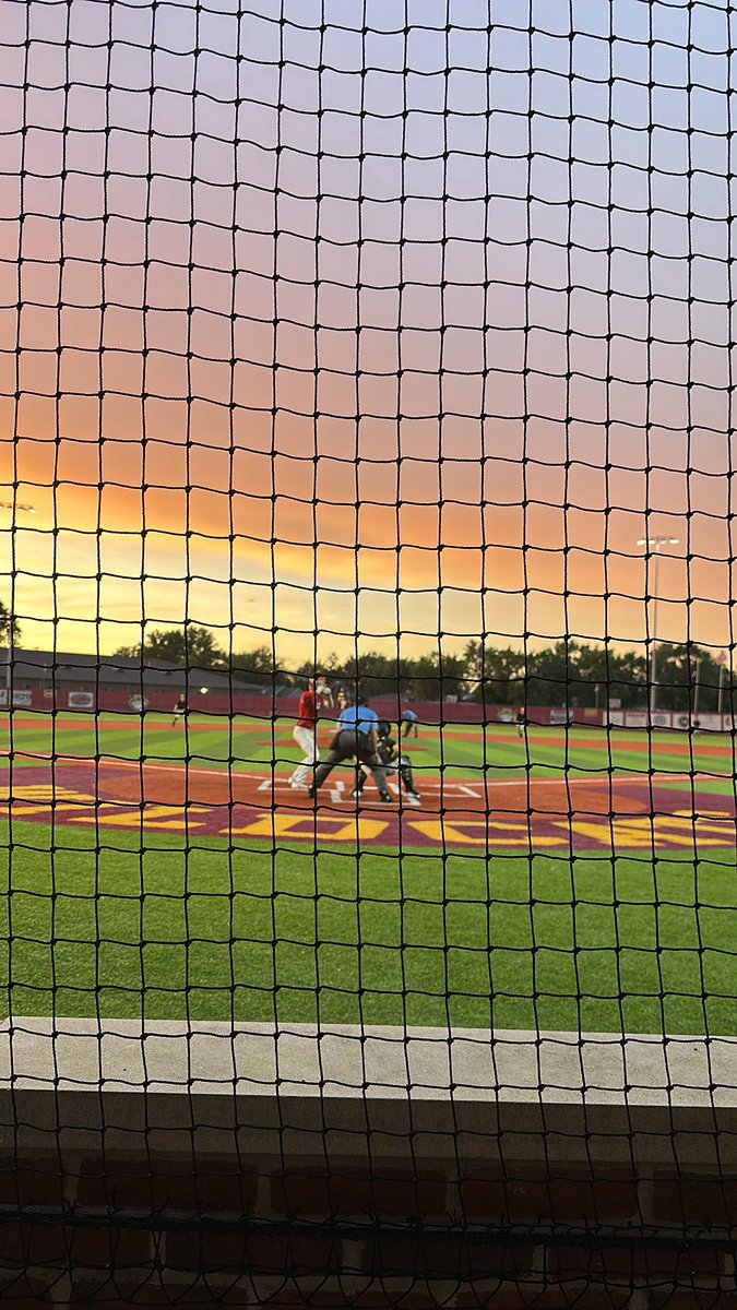 Fairview shows signs of life as N. Shininger rips a single to center to get things moving, but St. Henry shuts it down quick. Schmitz pulls off a two-for-one in left with back-to-back fly outs. Still 2–0 St. Henry 
Starting 5th and the sky is turning into Kalida colors