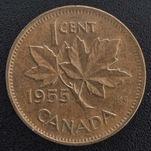 AllNations1949's tweet image. Rare error Canada cent realized $825 in our auction today Lot 183 Canada Brown Unc 1955 No Shoulder Fold QEII Cent $800 #ErrorCoins #NoShoulderFold allnationsstampandcoin.com/auction-this-w…