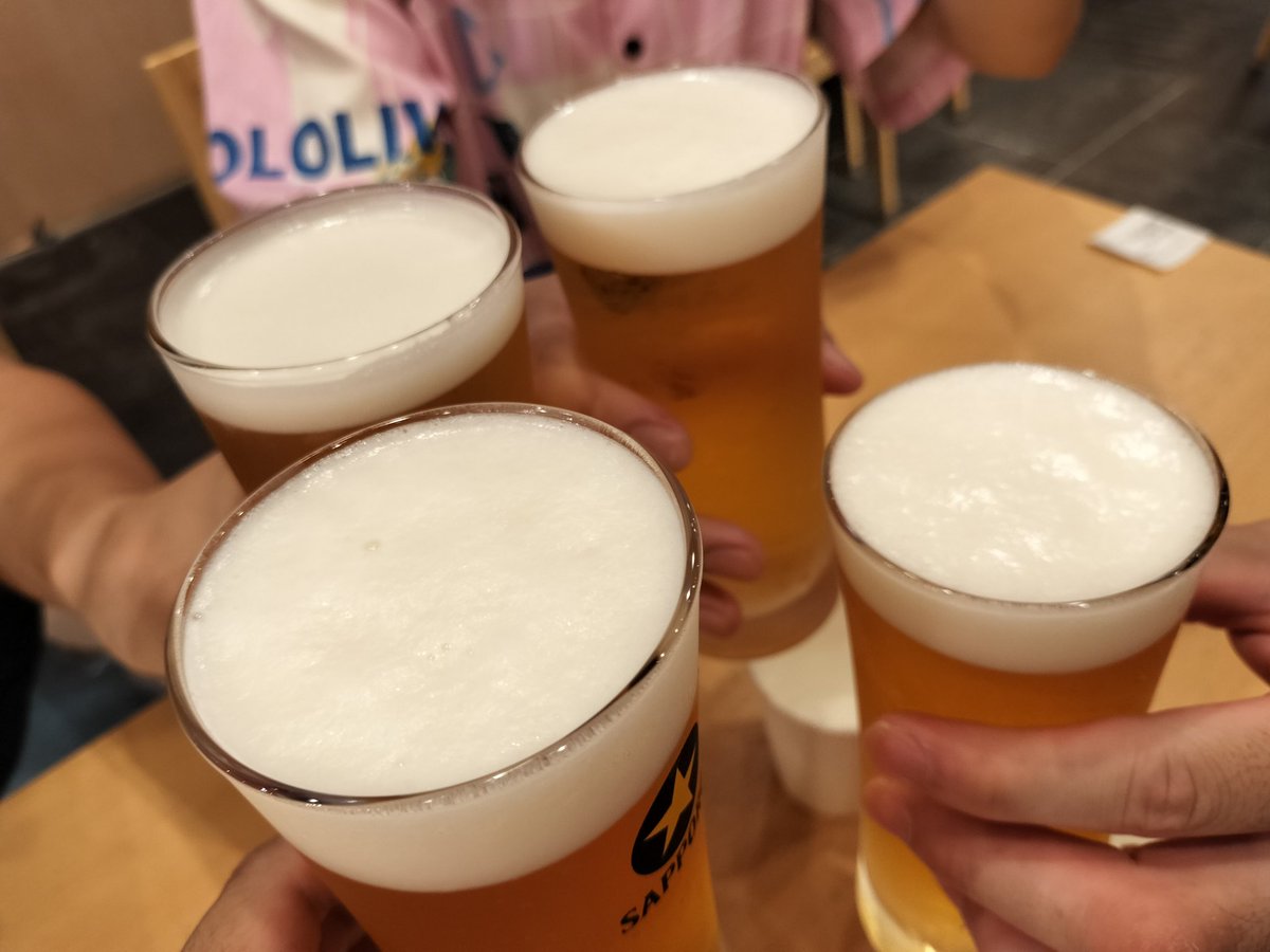 朝からビール🍺