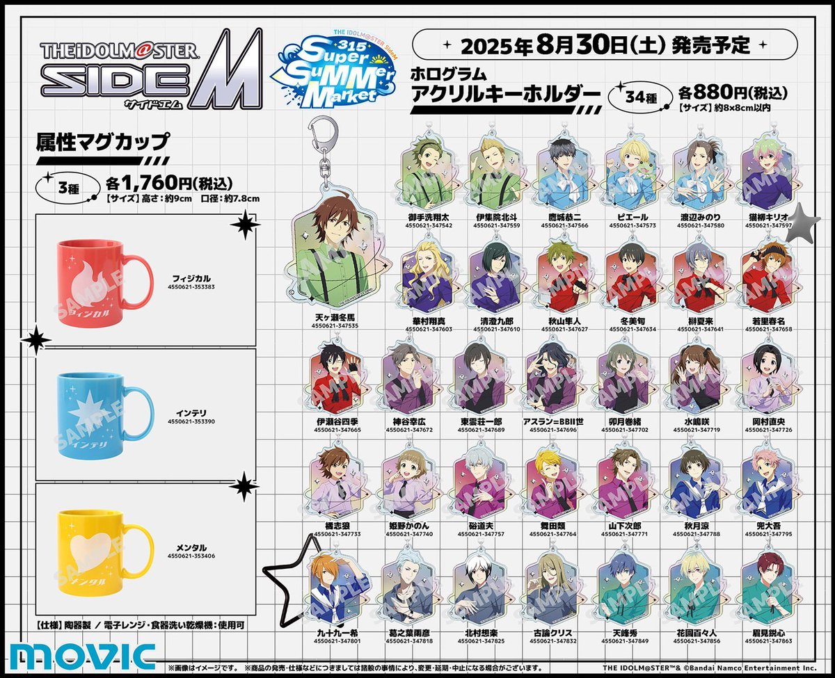 SideM グッズまとめ アイドルマスターSideM グッズまとめ①（SideMアイドルマスター