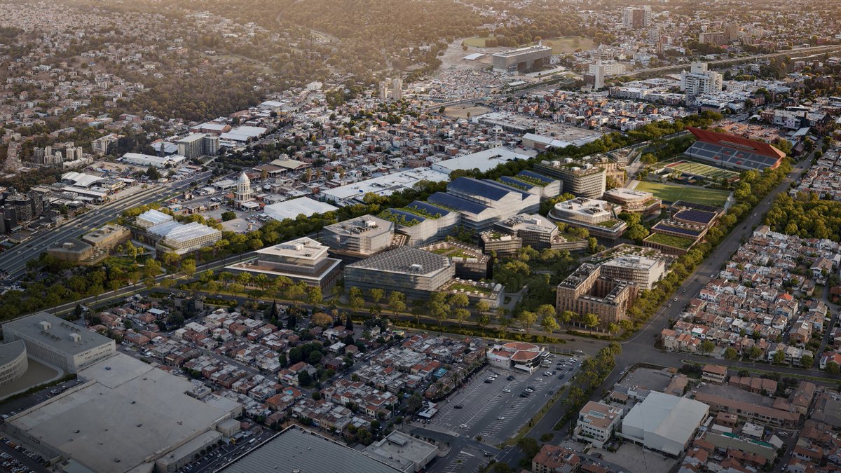 The proposed Innovation District masterplan translates the strategic priorities of the Innovation Pipeline into a cohesive spatial and activity framework. This approach integrates the five core knowledge areas - Advanced Manufacturing, Medical and Healthcare, Product Design,