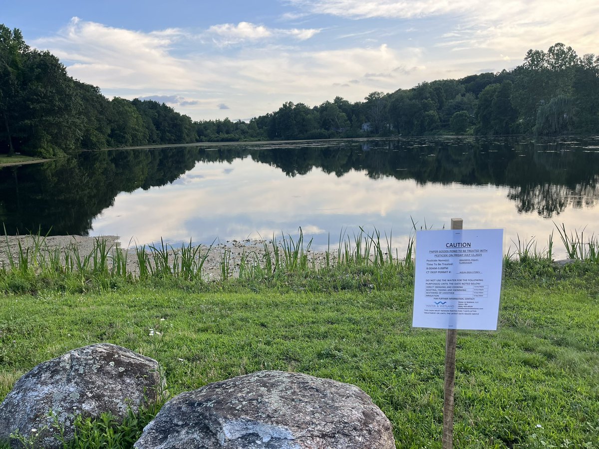 ctlaura (@ctmullaly) on Twitter photo PaperGoods Pond in Berlin has 5-6 signs warning of the spraying of diquat. The signs remain for 5 days. Does the permit imply it was issued in 2024? Or - Was a standing permit issued that does not need renewal? The Deep site seems to <a href="/ChrisWebby/">Chris Webby</a> <a href="/ReeseOnRadio/">Reese On The Radio</a> PaperGoods Pond in Berlin has 5-6 signs warning of the spraying of diquat. The signs remain for 5 days. Does the permit imply it was issued in 2024? Or - Was a standing permit issued that does not need renewal? The Deep site seems to <a href="/ChrisWebby/">Chris Webby</a> <a href="/ReeseOnRadio/">Reese On The Radio</a>