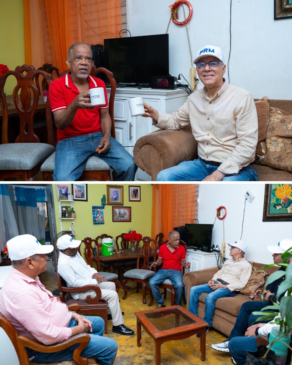 ¡EL CAFECITO, BUENO Y NECESARIO!

En cada sincero abrazo, en cada conversación, en cada gesto de emoción o de desgano, puedo descubrir lo que sienten y lo que esperan los compañeros y compañeras del PRM.
No es sencillo devolverle la fe y pedirles que sigan creyendo, pero es