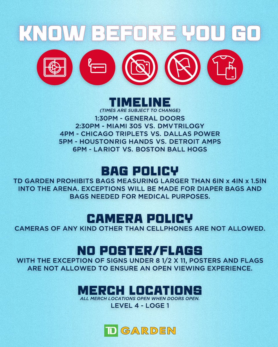 tdgarden's tweet image. Joining us for @thebig3 tomorrow? Here’s what you need to know! ⤵️