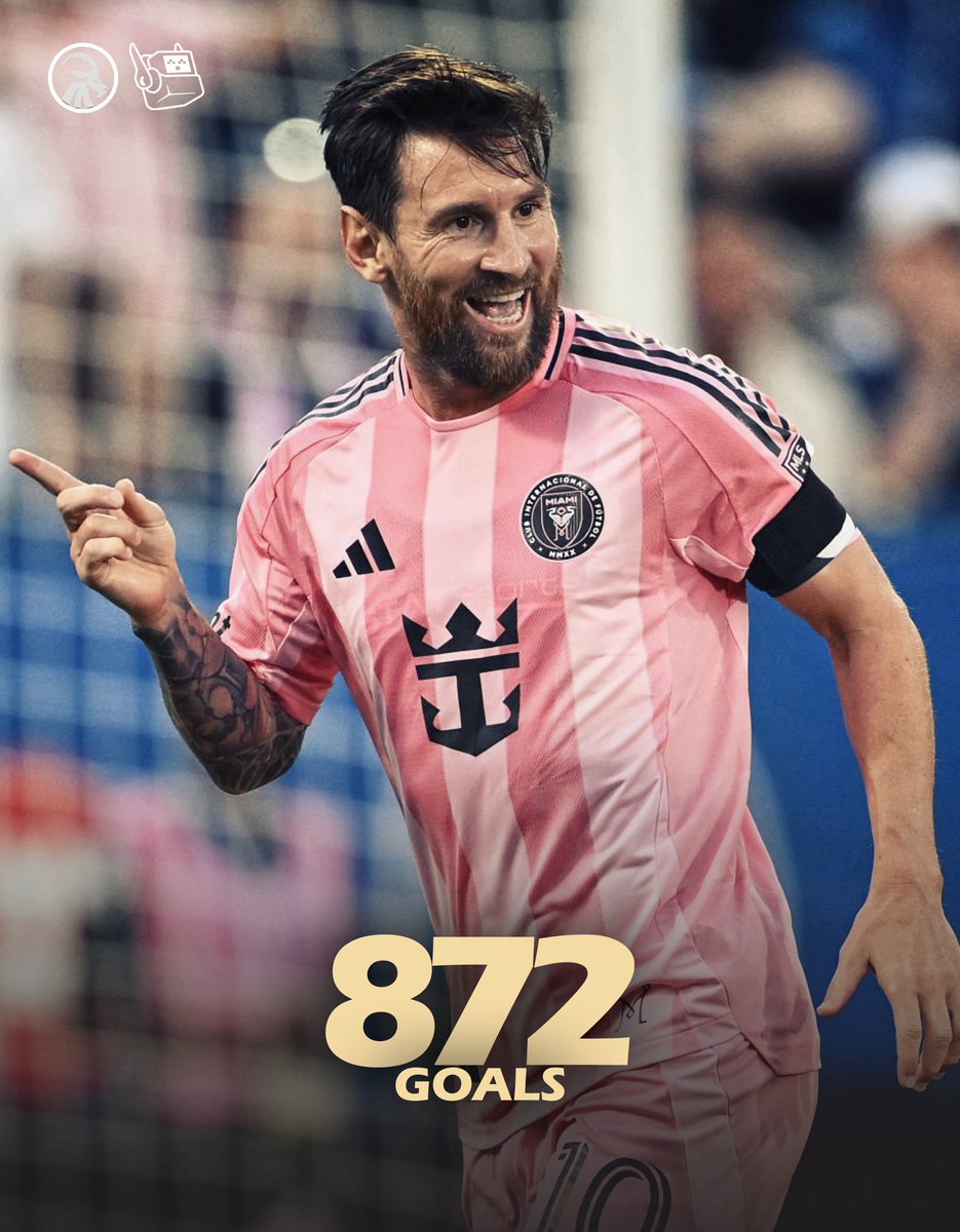 872 GOALS FOR THE GREATEST EVER.