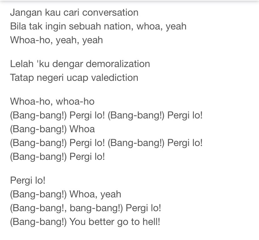 Mereka pernah bikin lagu kayak gini.
