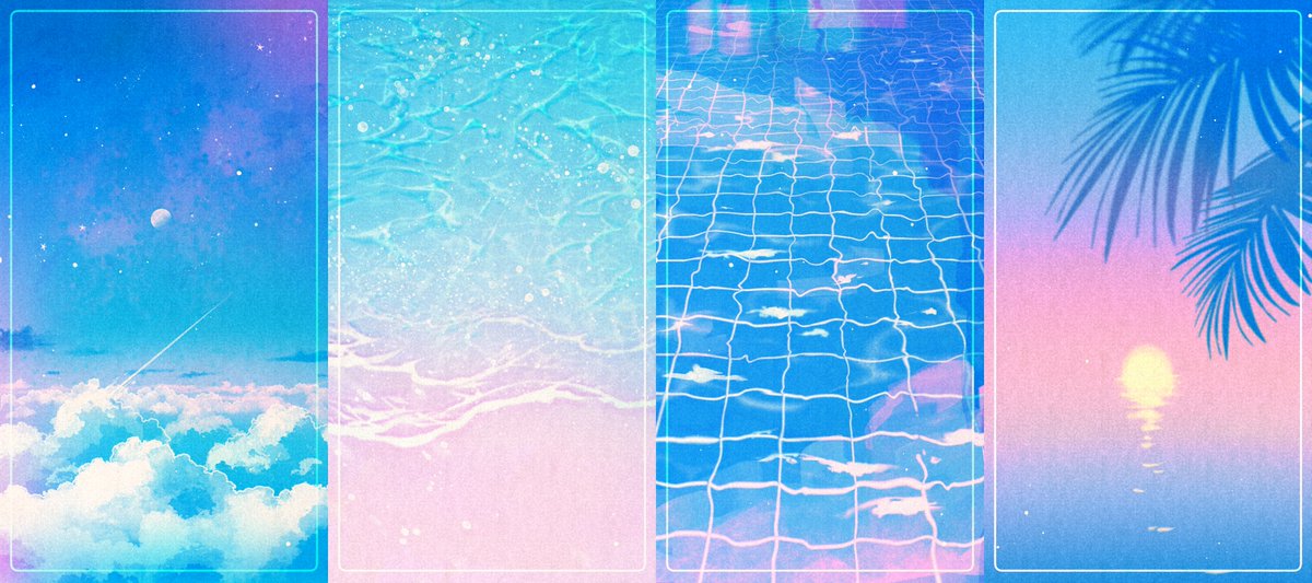 #青を見て体感温度をさげる