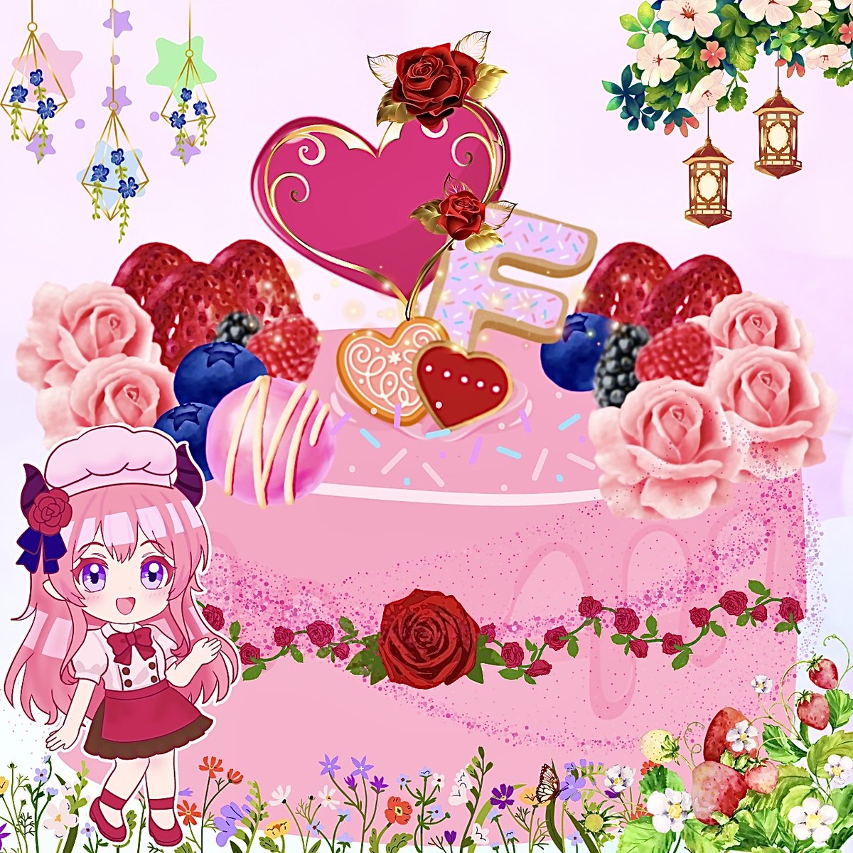 みんなが協力してくれた
素敵なデコレーションケーキが
ついに完成🎂✨️

おやつタイムに間に合った？

もちろん素敵なティータイムは
大好きな貴方とෆ.*･ﾟ

たくさんの「好き」と「優しさ」を乗せた
とびきり美味しい最高の一皿
どーぞめしあがれ❣️
 #デコレーションケーキの日