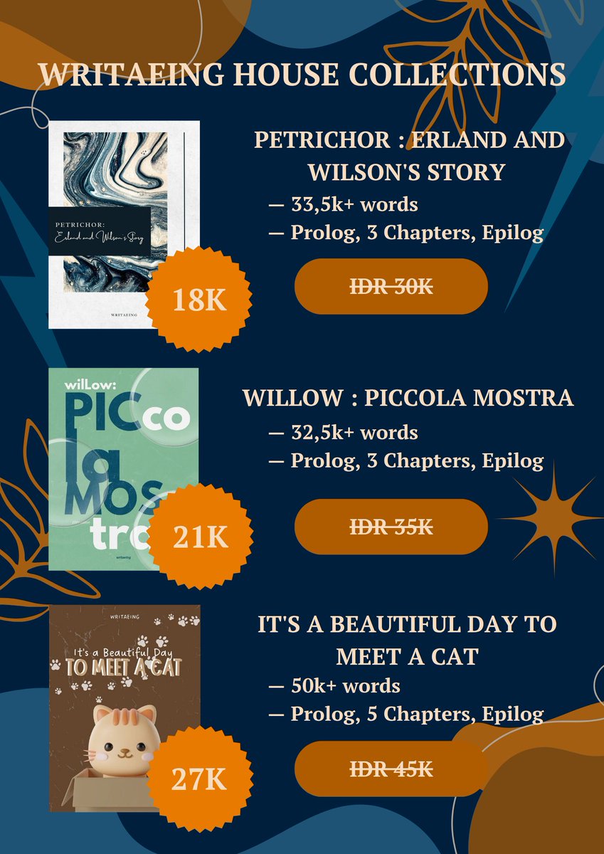 writaeing_'s tweet image. ✨ FLASH SALE ALERT ✨
Only TODAY from 13.00–22.00 WIB! 🕒💥

Grab your favourite e-books at WRITAEING HOUSE with super special prices before it’s gone! 🔥

Jangan sampai kelewatan! Once it's over, it's over 👀

🛒 : lynk.id/writaeing