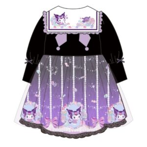 shimapatobu's tweet photo. しまむら『絵子猫(ECONECO/エコネコ)』コラボ！クロミとシナモロールのセーラー襟付きワンピース秋服が2025年7月14日（月）より新発売！品番、種類まとめ！
先取りアイテムフェアでオンライン販売！

https://t.co/UW7xTlpzin

#サンリオ　＃ECONECO
#しまむら　#しまパト　#しまむらコラボ https://t.co/gjJM4f1Hsz