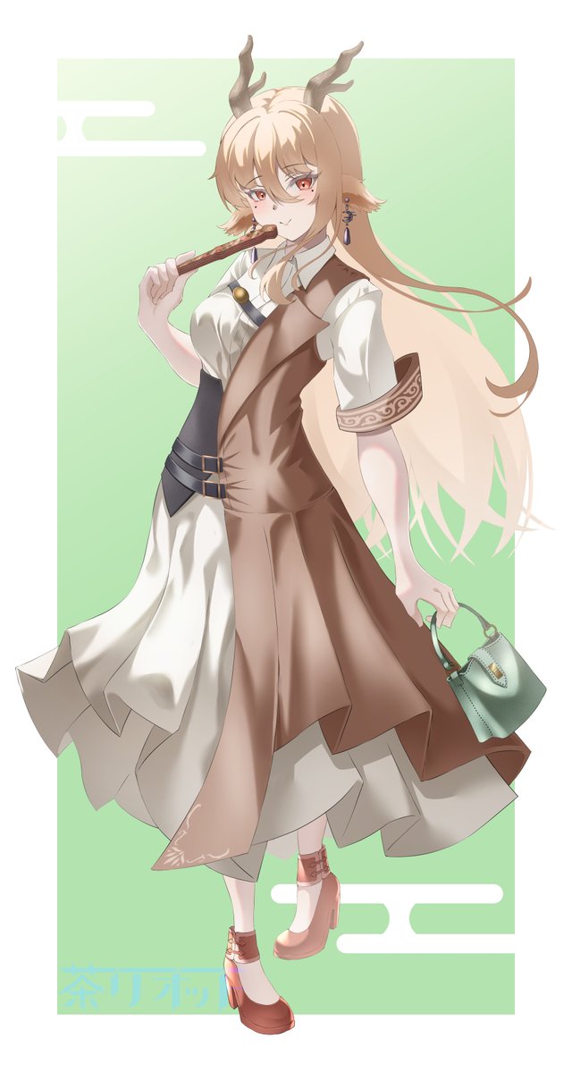 「#oc うちの子デート服」|茶リオット🍵　お仕事募集中のイラスト