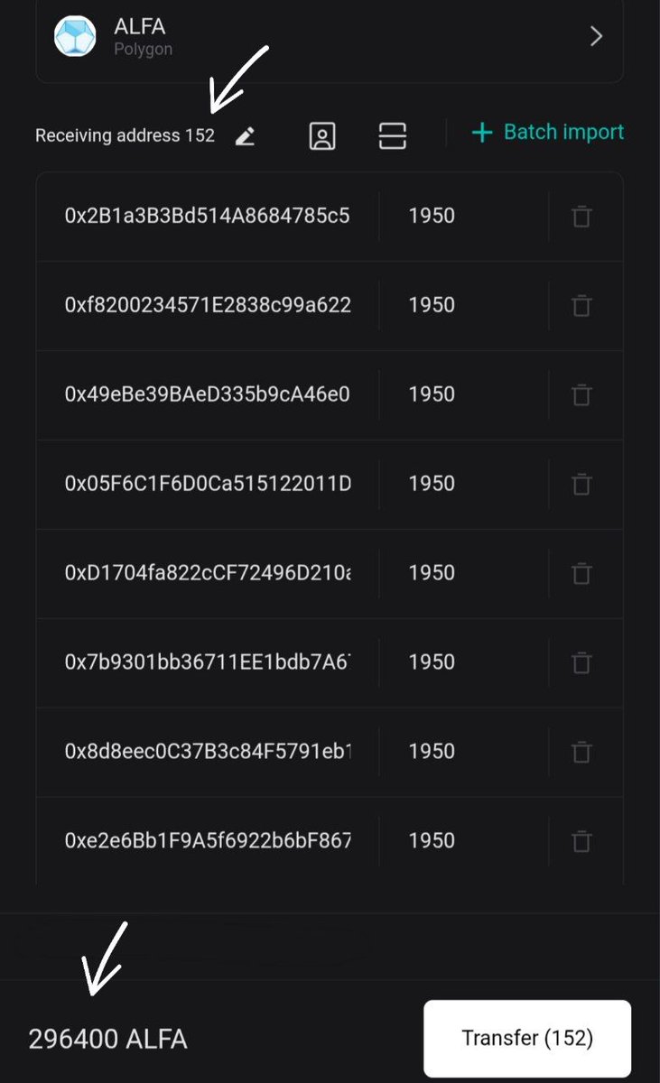 ALFA NETWORK (@alfanetworkapp) on Twitter photo Congratulations ๐๐๐
87th Batch of Withdraw Successful
Total Wallets Received Withdraw โ 1790
Total $ALFA Tokens Sent โ 1,168,080
Let's Go ALFA TO THE MOON ๐๐๐
play.google.com/store/apps/detโฆ
Buy/ Sell/ Trade/ HODL $ALFA on Exchange
app.uniswap.org/swap/?chain=poโฆ
#alfanetworkapp Congratulations ๐๐๐
87th Batch of Withdraw Successful
Total Wallets Received Withdraw โ 1790
Total $ALFA Tokens Sent โ 1,168,080
Let's Go ALFA TO THE MOON ๐๐๐
play.google.com/store/apps/detโฆ
Buy/ Sell/ Trade/ HODL $ALFA on Exchange
app.uniswap.org/swap/?chain=poโฆ
#alfanetworkapp