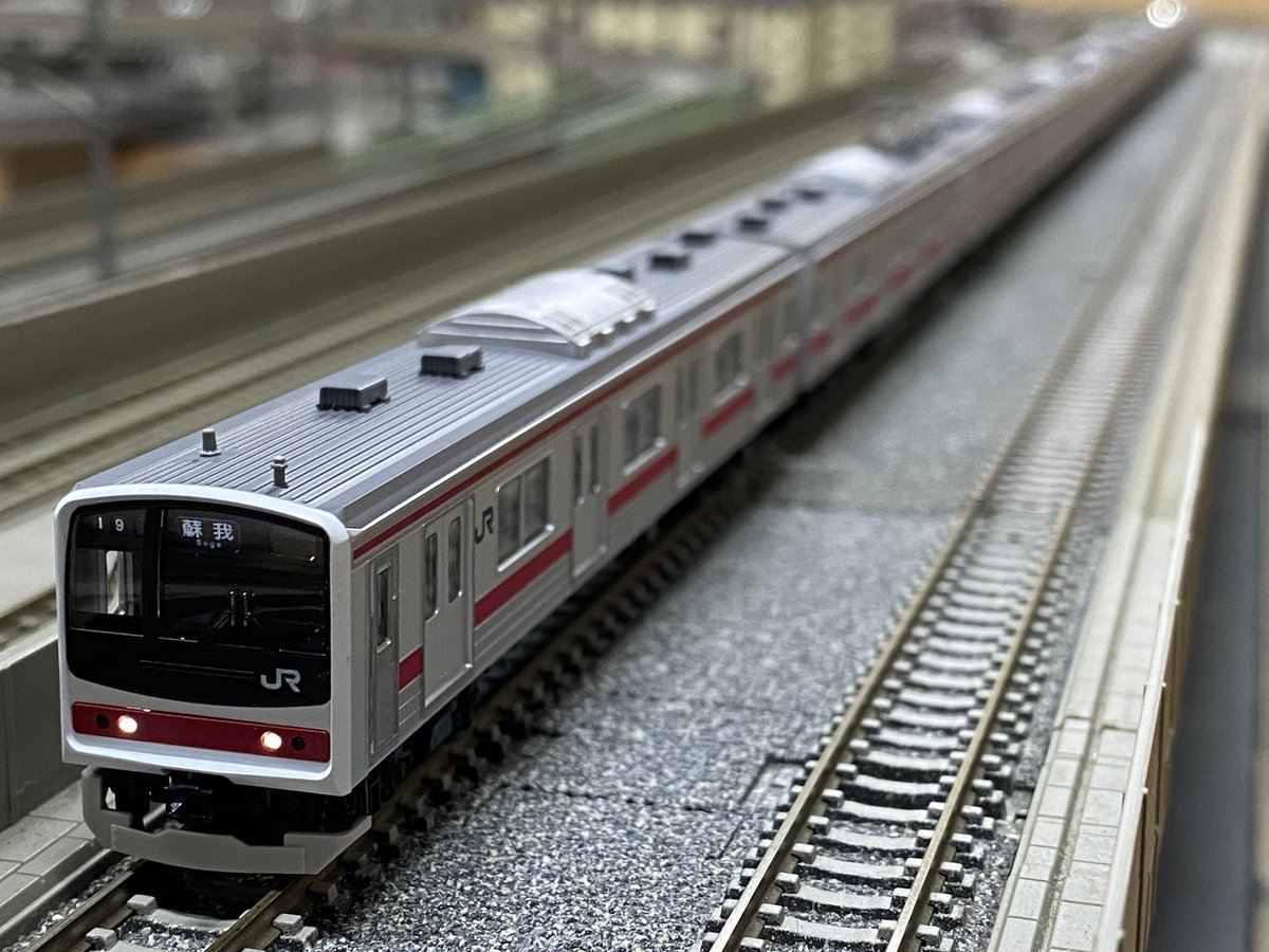 Keyo_Musa20GO's tweet image. TOMIXの205系京葉線新製車がやってまいりました