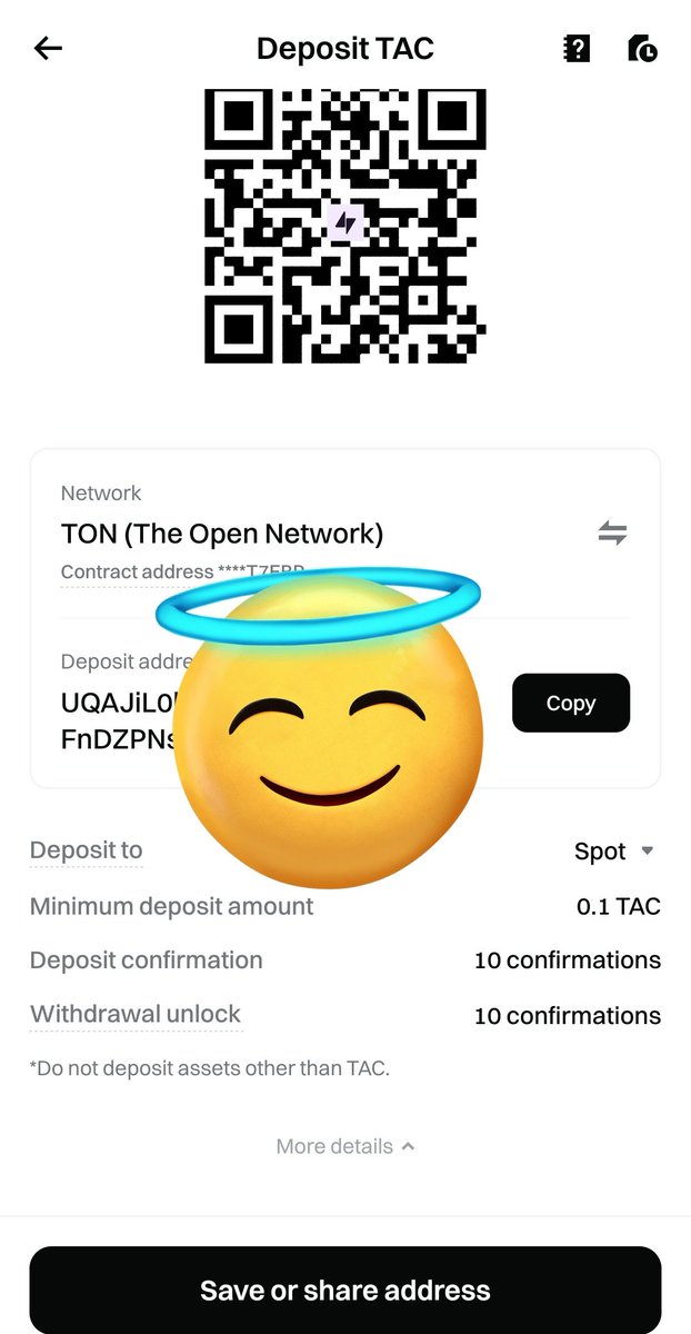 (🫰,✨ ) WEB3 REBORN 🕊️| (@reborn_m0d) on Twitter photo 📥 TAC deposits are now open on Bitget via TON Network
🔸 Min. deposit: 0.1 TAC
🔒 Unlocks after 10 confirmations
At a $300M FDV and 10B supply, TAC could realistically open around $0.03 🧠
But with hype + demand, a range of $0.5–$1 short-term isn't off the table 🚀 <a href="/TacBuild/">TAC (🫰,✨️)</a> 📥 TAC deposits are now open on Bitget via TON Network
🔸 Min. deposit: 0.1 TAC
🔒 Unlocks after 10 confirmations
At a $300M FDV and 10B supply, TAC could realistically open around $0.03 🧠
But with hype + demand, a range of $0.5–$1 short-term isn't off the table 🚀 <a href="/TacBuild/">TAC (🫰,✨️)</a>