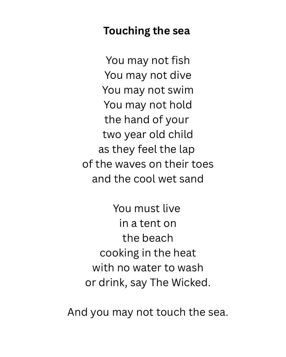 Touching the sea 
#KeepTellingOfGaza