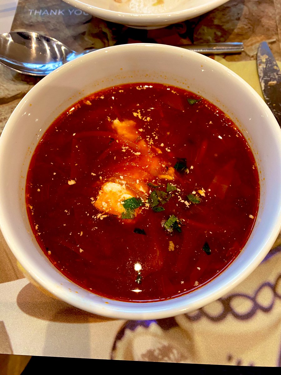 life_inframe's tweet image. Savoring the taste of tradition with hearty borscht and fluffy blini! 🥄🥞 #RussianCuisine #FoodieHeaven
