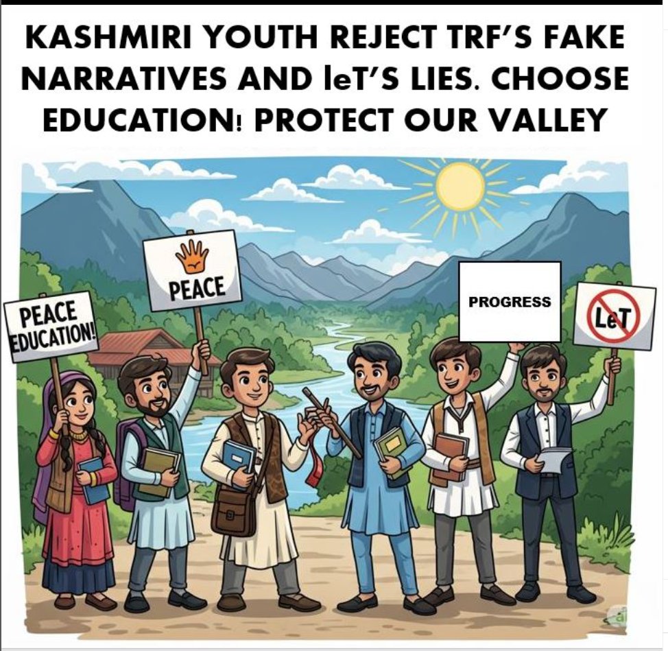 Tahirbhat11801's tweet photo. Kashmiri youth reject TRF’s propaganda for peace! #exposetrf #trfisterrorrevivalfront #trf #jammukashmir #weareone #samsunggalaxym36 #oneplusnordce https://t.co/uAxbVP1XIQ