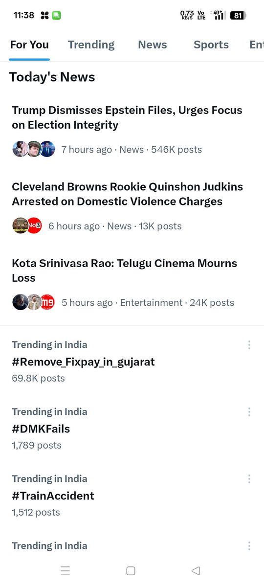 ChauhanAmrat's tweet photo. સમગ્ર દેશમાં સતત બીજા દિવસે ફિક્સ પગારનો મુદ્દો પ્રથમ નંબરે ટ્રેન્ડ કરી રહ્યો છે. 
ગુજરાત સરકારે આ મુદ્દા પર તાત્કાલિક ધોરણે વિચારણા હાથ ધરી રાજ્યમાંથી આ કુ-પ્રથા દૂર કરવી જોઈએ.
#Remove_Fixpay_in_gujarat 
@Bhupendrapbjp @BJP4Gujarat @BJP4India @CMOGuj @irushikeshpatel @CRPaatil https://t.co/aAyXWGUjGo