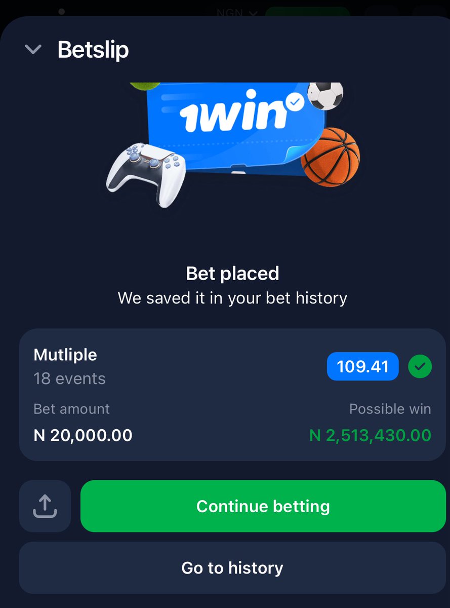 GAME LINK BELOW

RT MASSIVELY

1win.ng/betting?shareb…

WIN ON 1WIN

100 ODDS

REGISTER HERE

1win.ng/?open=register…