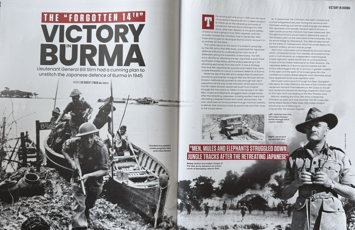 Robert Lyman 🇺🇦 (@robert_lyman) on Twitter photo Nice to see some fabulous content (actually, as always) in <a href="/HistoryofWarMag/">History of War</a> this month. It’s full of great Burma stuff from yours truly and <a href="/richard_duckett/">Dr. Richard Duckett</a> as well as great contributions from <a href="/marksimner/">Mark Simner</a> <a href="/WarintheFuture/">Mick Ryan, AM</a> and others. It’s a first class magazine. Nice to see some fabulous content (actually, as always) in <a href="/HistoryofWarMag/">History of War</a> this month. It’s full of great Burma stuff from yours truly and <a href="/richard_duckett/">Dr. Richard Duckett</a> as well as great contributions from <a href="/marksimner/">Mark Simner</a> <a href="/WarintheFuture/">Mick Ryan, AM</a> and others. It’s a first class magazine.