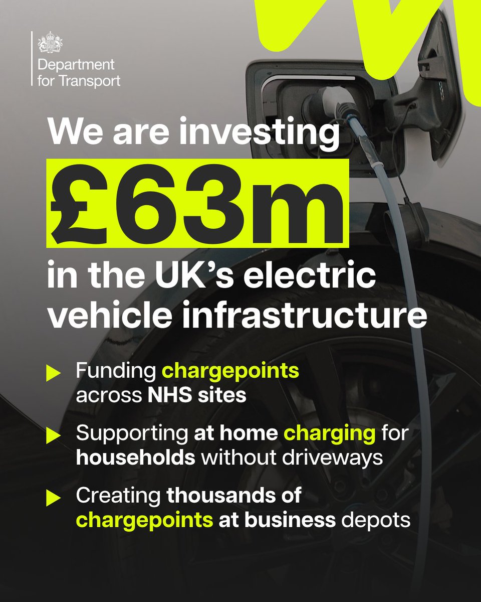 Department for Transport tweet media