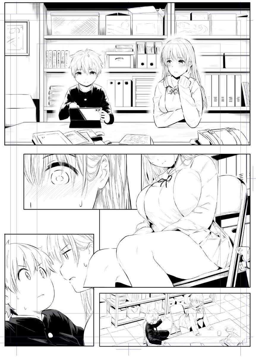 今作の作画はこんな感じです('ω')ノ 