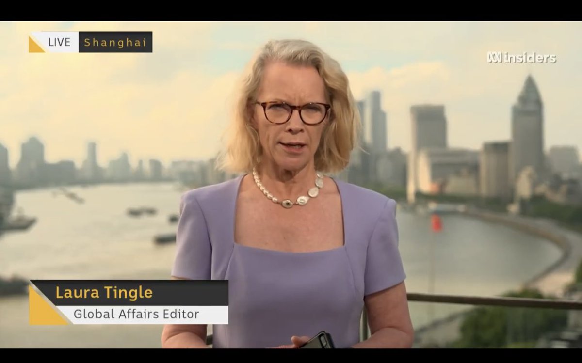 Because no media are allowed to travel with Albanese to China, the ABC has sent Laura Tingle to offer her “analysis”

Her “analysis” essentially involves promotion of Labor, Albanese and China, to left wing ABC viewers  

The same viewers they are hoping won’t twig, that
