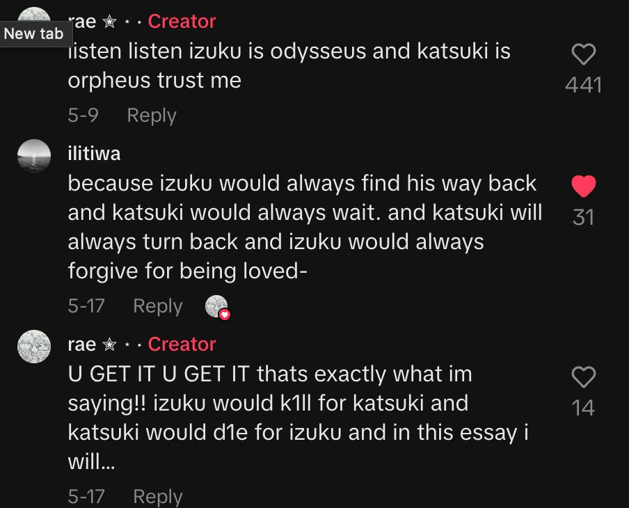 raivenn's tweet image. sometimes i think abt this one comment and how ilitiwa was just such an understander