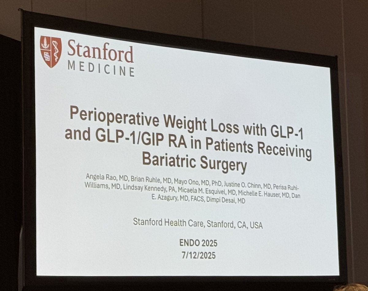 JoyYWu's tweet image. So proud of our amazing @StanfordEndo fellows @AngieRao92 and @tugceakcann who knocked it out of the park with their oral abstracts today at #ENDO2025!