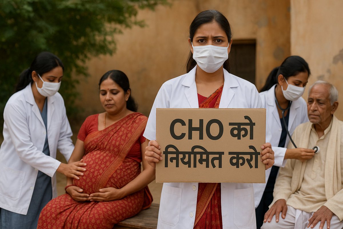 हम बराबर सेवाएं दे रहे हैं,लेकिन आज तक न नियमितीकरण,न 4800 ग्रेड पे!
सरकार #CHOs के भविष्य को सुरक्षित करे।

<a href="/UPGovt/">Government of UP</a> 

#MLHP_CHO_4800_ग्रेड_पे_नियमितीकरण
<a href="/narendramodi/">Narendra Modi</a> <a href="/JPNadda/">Jagat Prakash Nadda</a> <a href="/BJP4India/">BJP</a> <a href="/BJP4UP/">BJP Uttar Pradesh</a> <a href="/brajeshpathakup/">Brajesh Pathak</a> <a href="/CMOfficeUP/">CM Office, GoUP</a> <a href="/MoHFW_INDIA/">Ministry of Health</a> <a href="/yadavakhilesh/">Akhilesh Yadav</a> <a href="/Mayawati/">Mayawati</a> <a href="/BhimArmyChief/">Chandra Shekhar Aazad</a>