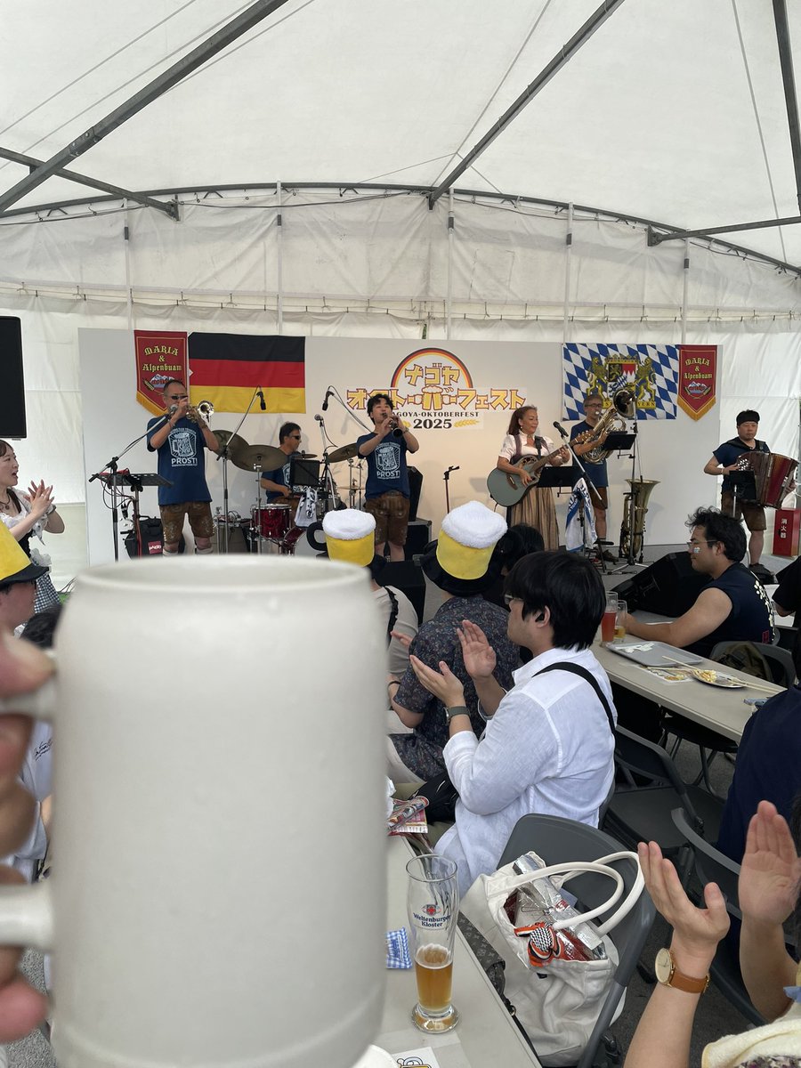 名古屋オクトーバーフェスト堪能中！🍺