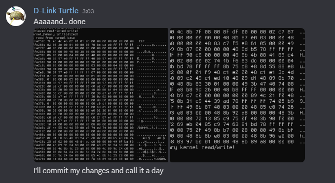 D-Link Turtle                  +?+

UPDATE: Mast1c0re

"Completed make_kernel_arw" 😀

Github:
github.com/iMrDJAi/laps3c…
