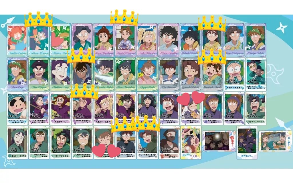 【交換・譲渡】忍たま乱太郎 華絵札 色紙 スナップマイド スナマイ

譲👑/数字
○土井○利吉○久々知兵助○尾浜勘右衛門●諸泉尊奈門 きり丸 平滝夜叉丸 浜守一郎 鉢屋三郎 潮江文次郎 七松小平太●中在家長次 小松田●田村三木ヱ門

求💕
○善法寺○立花○尾浜
一年は組 伝蔵 竹谷 綾部
定価+送料
↓