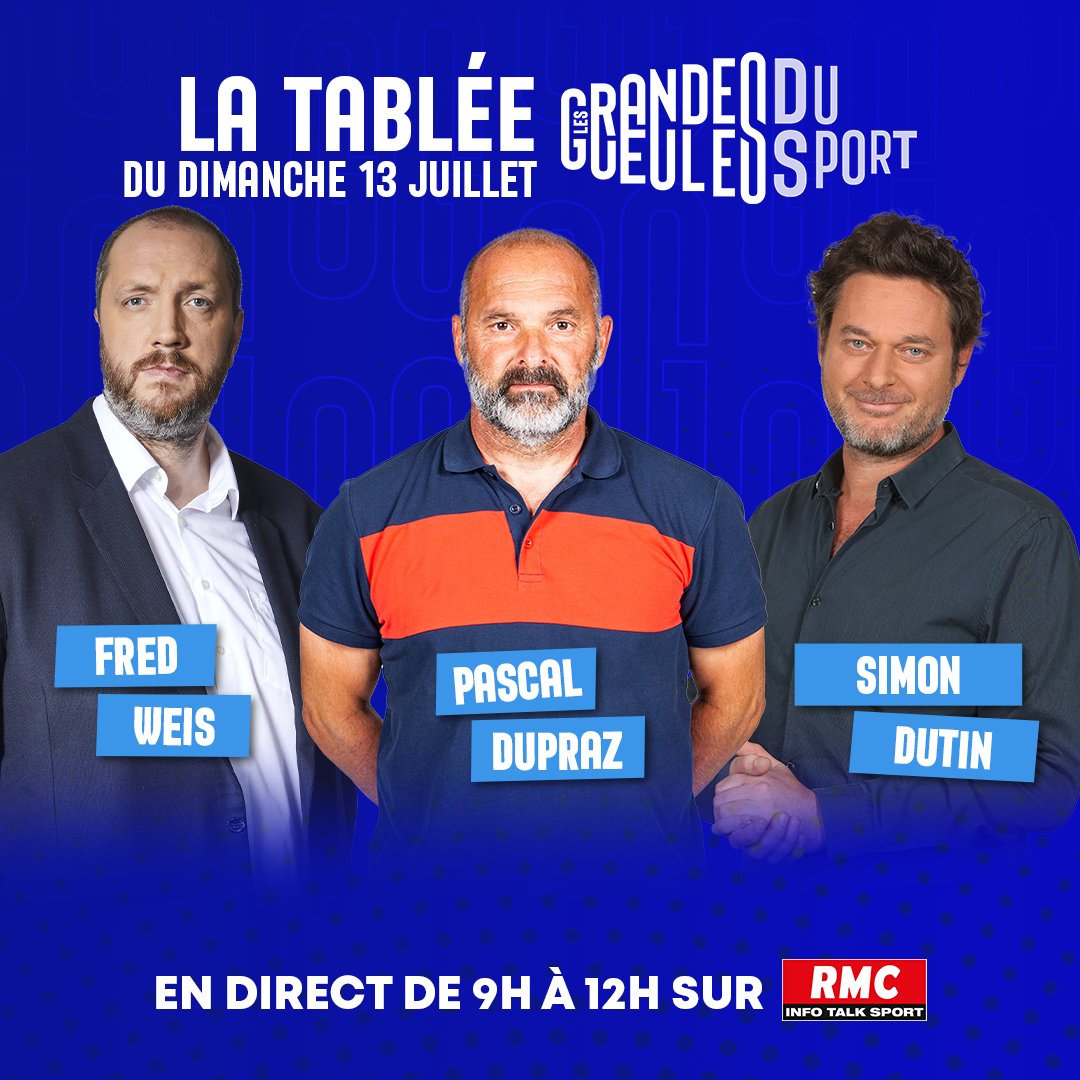 Les Grandes Gueules du Sport - RMC tweet media