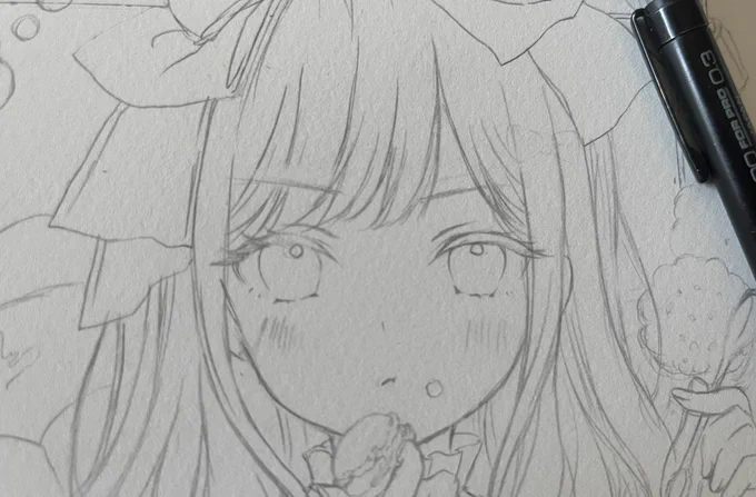 展示会作品2枚目制作中!です💦

胃腸炎のためにお花を摘みに行きまくってて(意味深)、製作が進められなかったのでオーナー様に無理言って締切延長を申込させていただきました🙏💦ご迷惑をお掛けするのに暖かくご承諾くださって本当に感謝感謝です😭

その分いい作品に仕上げられるよう頑張ります! 