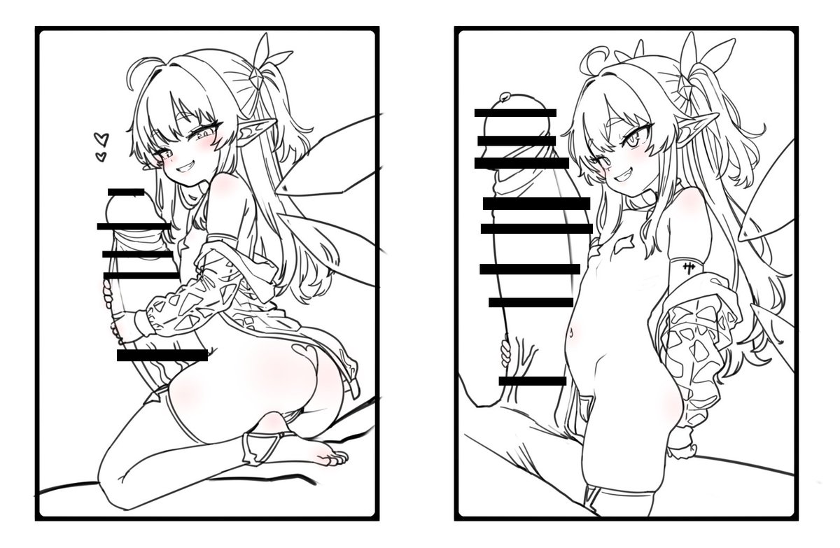 えろえのラフを、2パターン考えるなどした・・、。 