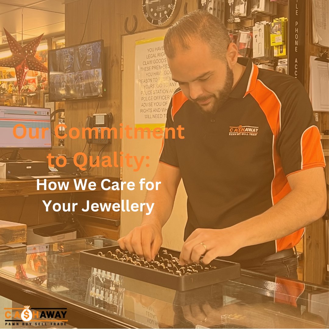 Cashaway's tweet photo. Jewellery is an important part of Cashaway and many individuals come in to buy, sell or pawn their gold to us. At Cashaway, we’re passionate about jewellery. We believe that every piece, whether it’s a vintage heirloom or a contemporary design, deserves to be treated with care. https://t.co/1jdshVpZaI