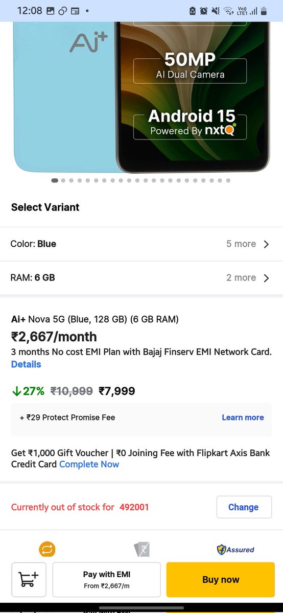 kunalsahuu's tweet photo. @Flipkart @flipkartsupport What is this behavior ? I live in tier II city still unable to buy anything because they are out of stock for particularly my location. Why ?ra https://t.co/qTcVtTEAC2