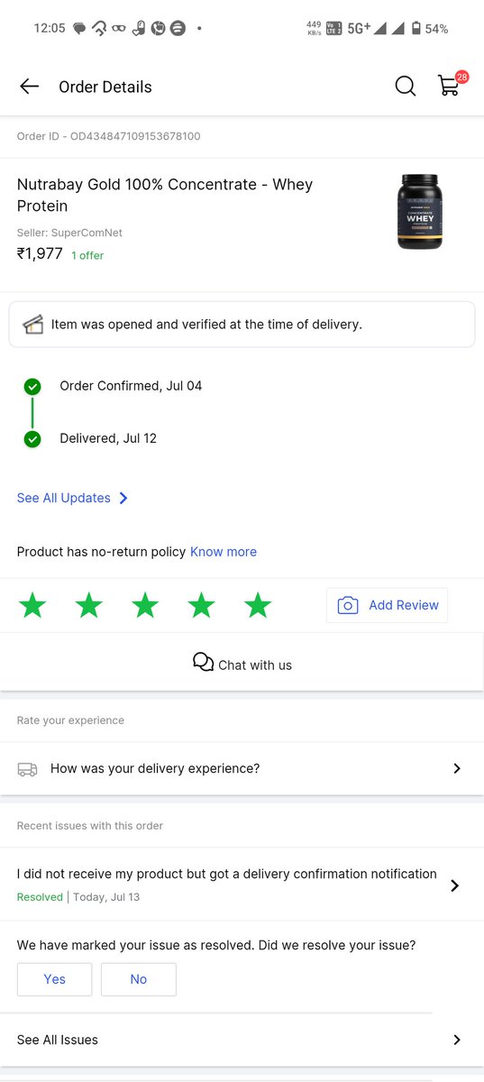 NathAmitabh's tweet image. Yesterday a OTP hasbeen taken from me by saying  he is infront of my home but till now i have not got my shipment TAKE IMMEDIATELY ACTION @Flipkart @flipkartsupport @jagograhakjago @BandBajaateRaho