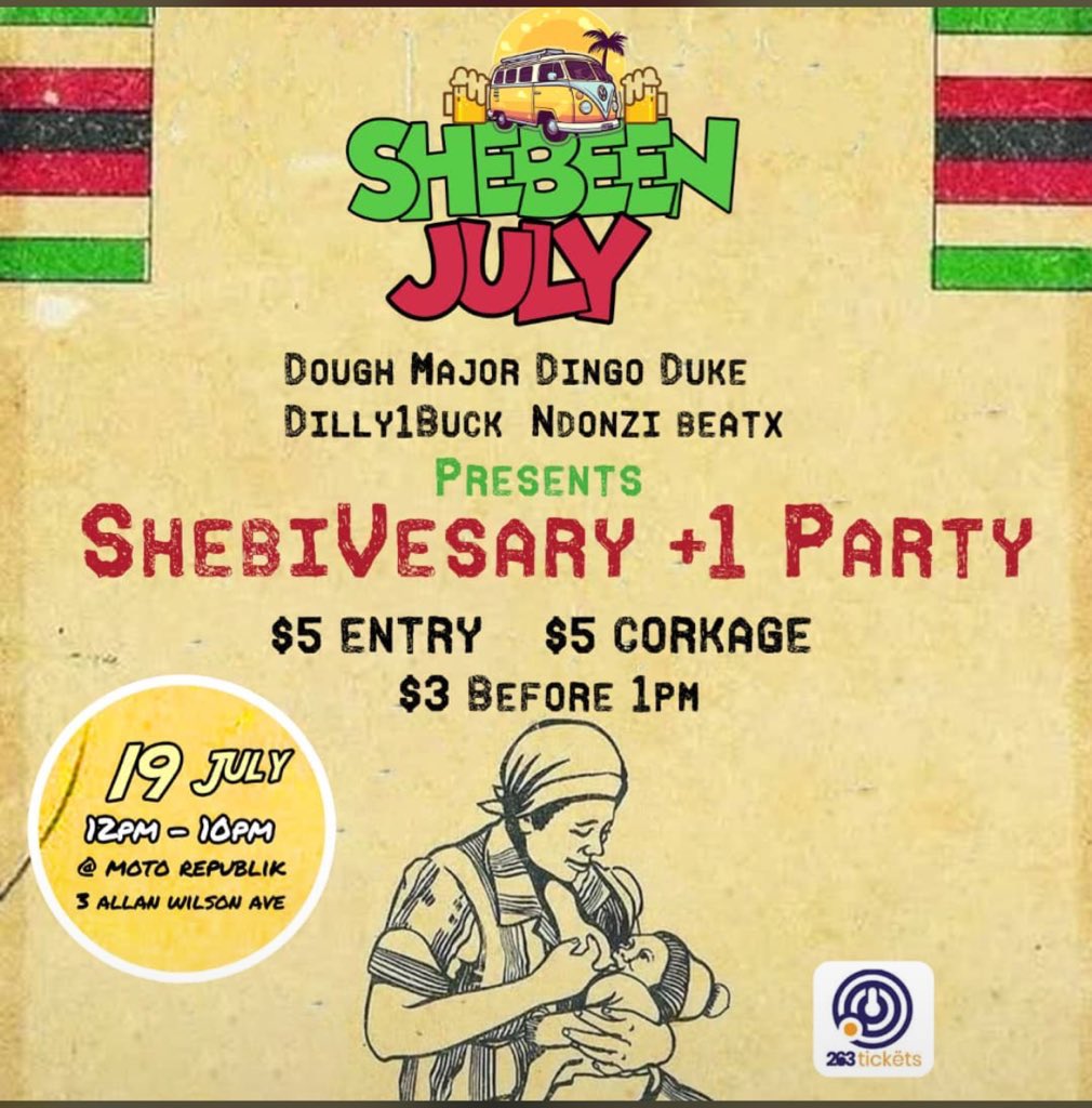 Ladies and Gentlemen SHEBIVESARY is here bring you plus 1 

19 JULY we Outside

Early bird tickets Available (LIMITED)