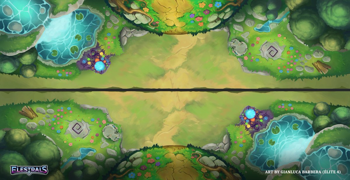 Barbie_E4's tweet image. Don't miss the new @Elestrals Clash update, where you can battle your opponents in the new Meadow Board!
I've made a remake of the older one!
