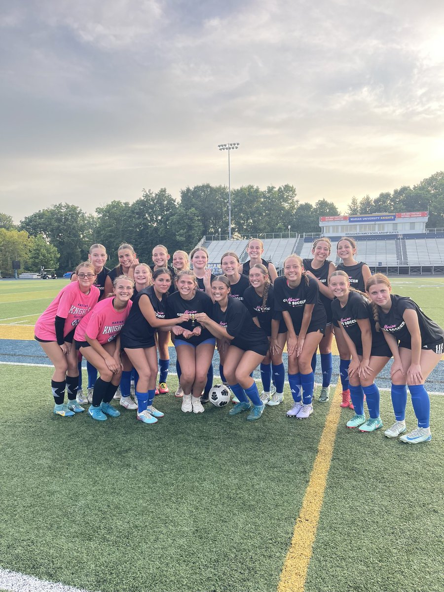 MLadyKnights's tweet image. 🏆!!! Great time with @MarianWSOC at their Catholic Friendlies vs. Evansville Memorial, Mater Dei, and Oldenburg! Thanks to Coach Sullivan and everyone at Marian University! Good luck to all of the teams this upcoming season! 

@marianhssports
