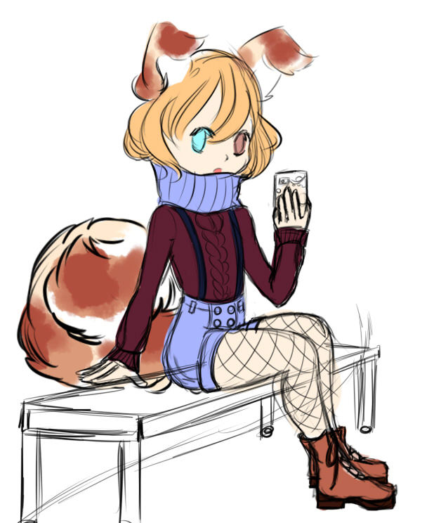 LittleAleu's tweet image. A redesign of a character that I designed years ago. I wanted to keep her but needed to give her an update! Meet Sachie~
Blessings ~ Aleu 💙🤎