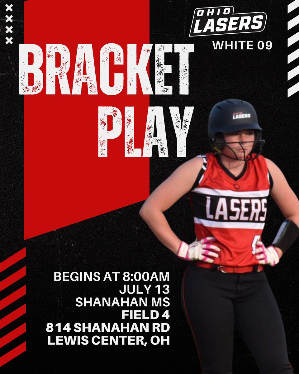 💥 💥 💥 UPDATE~Bracket Play times have changed. see you at 8:00am!